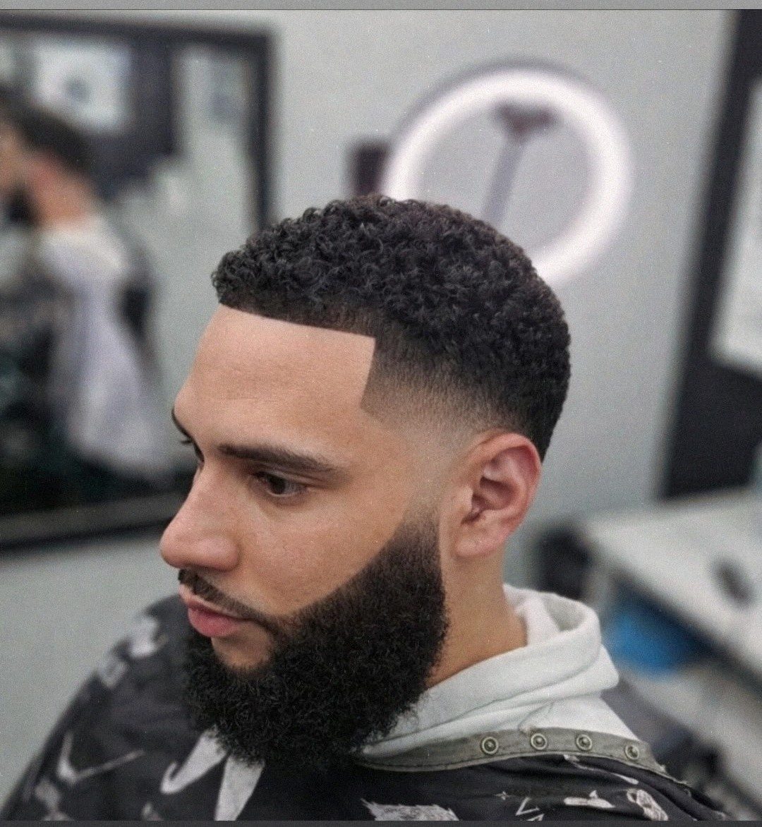 Fade with full beard